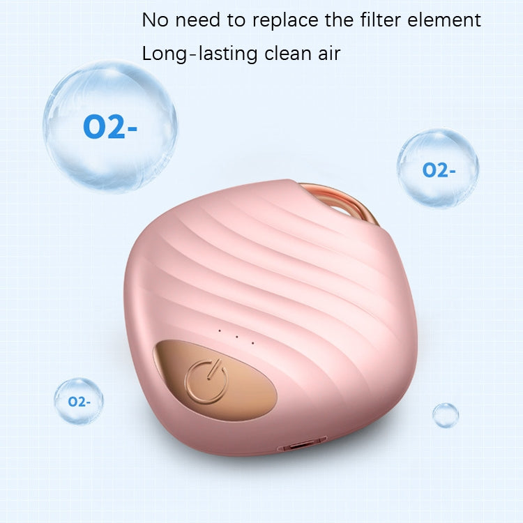 Neck Car Negative Ion Air Purifier(S02 Pink) - Air Purifiers & Accessories by buy2fix | Online Shopping UK | buy2fix