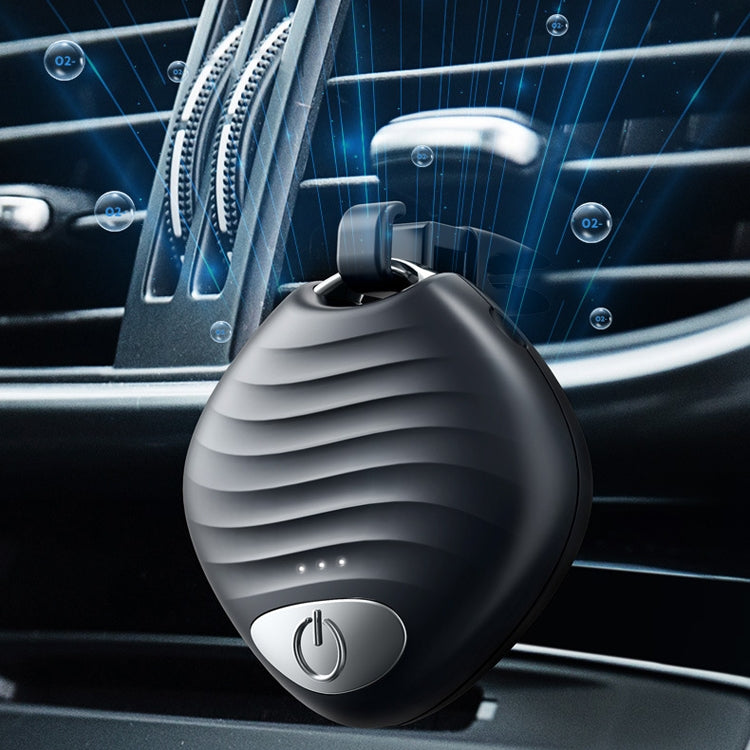 Neck Car Negative Ion Air Purifier(S02 Black) - Air Purifiers & Accessories by buy2fix | Online Shopping UK | buy2fix