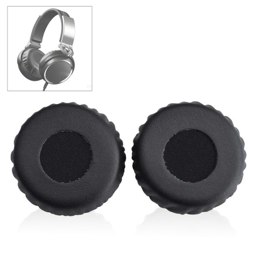 2pcs Sponge Ear Pads For SONY MDR-XB600 Headset(Black) - Earmuff & Pad by buy2fix | Online Shopping UK | buy2fix
