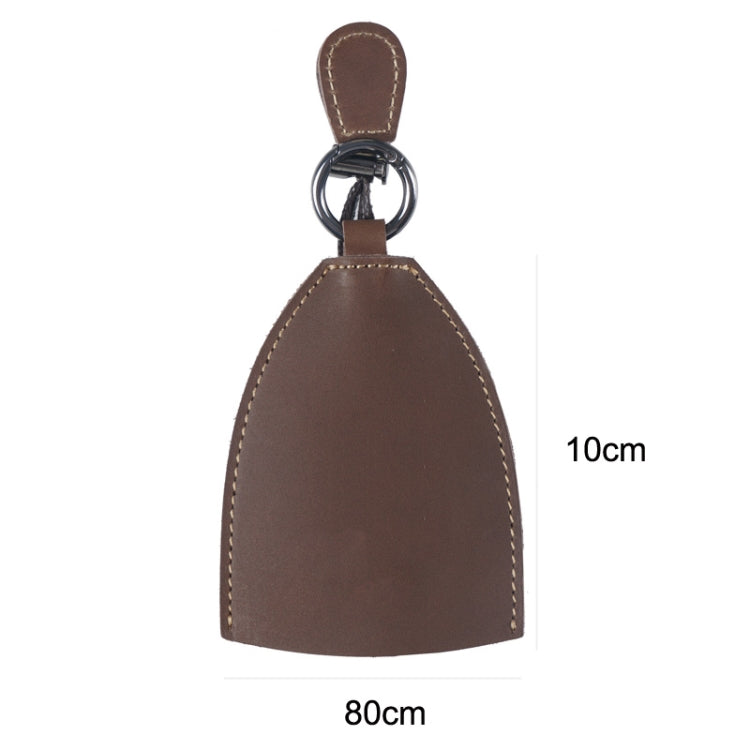 18Y-009 Vintage Handmade Leather Car Pull-Out Key Case(Oil Wax Skin Camel) by buy2fix