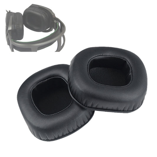 2pcs Sponge Earpads For Razer Tiamat 7.1 Headset(Black) - Earmuff & Pad by buy2fix | Online Shopping UK | buy2fix