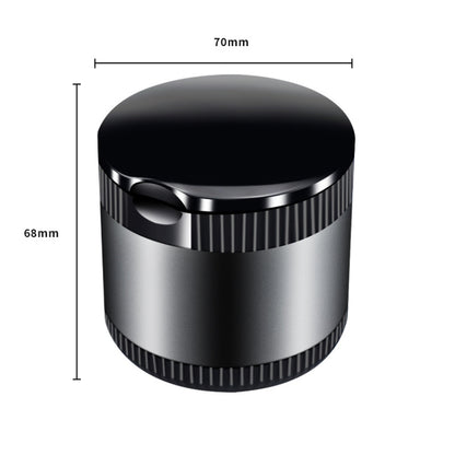 Car Ashtray With LED Ambient Light(Silver) by buy2fix