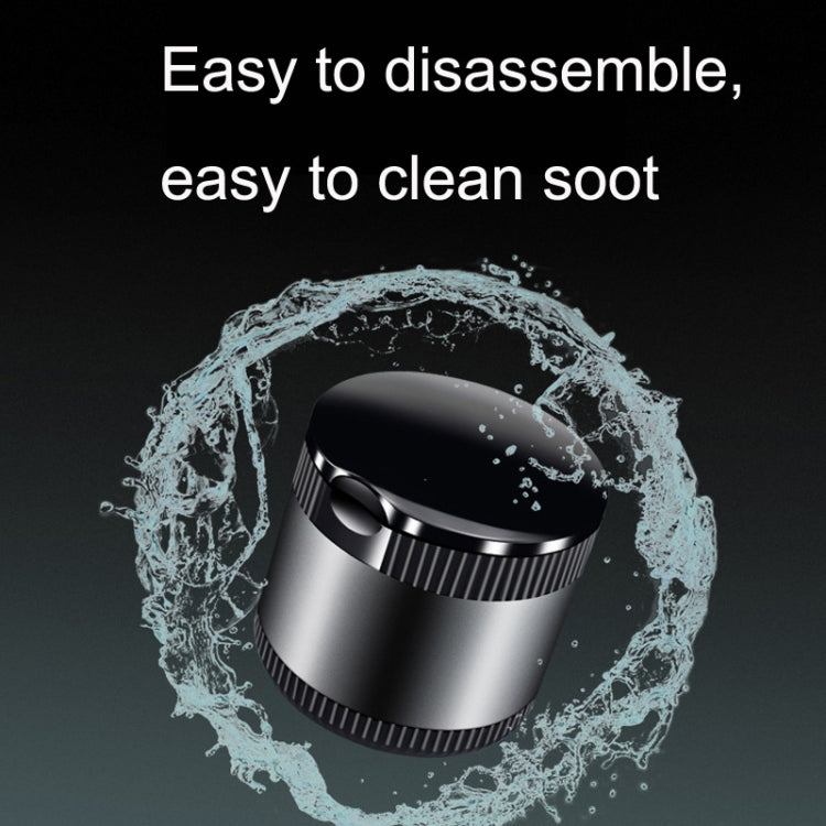 Car Ashtray With LED Ambient Light(Silver) by buy2fix