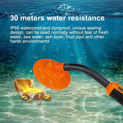 HS-07 Handheld Treasure Hunt Metal Detector Positioning Rod(Orange) - Metal Detector by buy2fix | Online Shopping UK | buy2fix