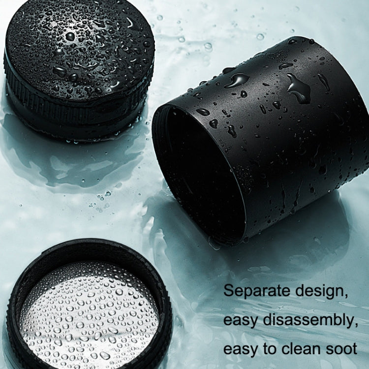 LED Car Ashtray With Cover(Black) by buy2fix