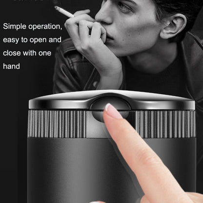 LED Car Ashtray With Cover(Black) by buy2fix