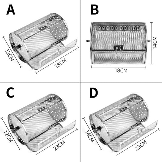 C Type 12 x 23cm Stainless Steel Roasting Cage Oven Peanut Chestnut Cage - Bulit-in Ovens & Accessories by buy2fix | Online Shopping UK | buy2fix