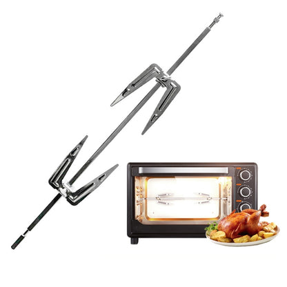 Stainless Steel Roast Chicken Skewer Cook Oven BBQ Grilled Fork - Bulit-in Ovens & Accessories by buy2fix | Online Shopping UK | buy2fix
