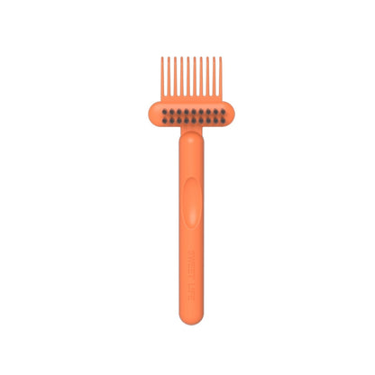 Comb Curling Iron Hollow Cleaning Brush, Specification: 17x5.5cm(Orange) - Sponges, Cloths & Brushes by buy2fix | Online Shopping UK | buy2fix
