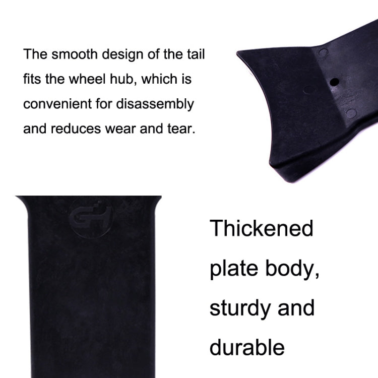 2pcs Flat Tire Labor-Saving Beading Rod (Yellow) by buy2fix