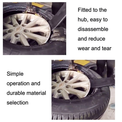 2pcs Flat Tire Labor-Saving Beading Rod(Black) - Tire Repair & Installation Tools by buy2fix | Online Shopping UK | buy2fix