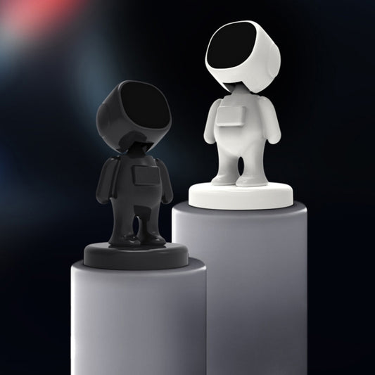 TOPFREE Astronaut Car Bracket Magnetic Adhesive Paste Navigation Car Phone Bracket(Black) by buy2fix