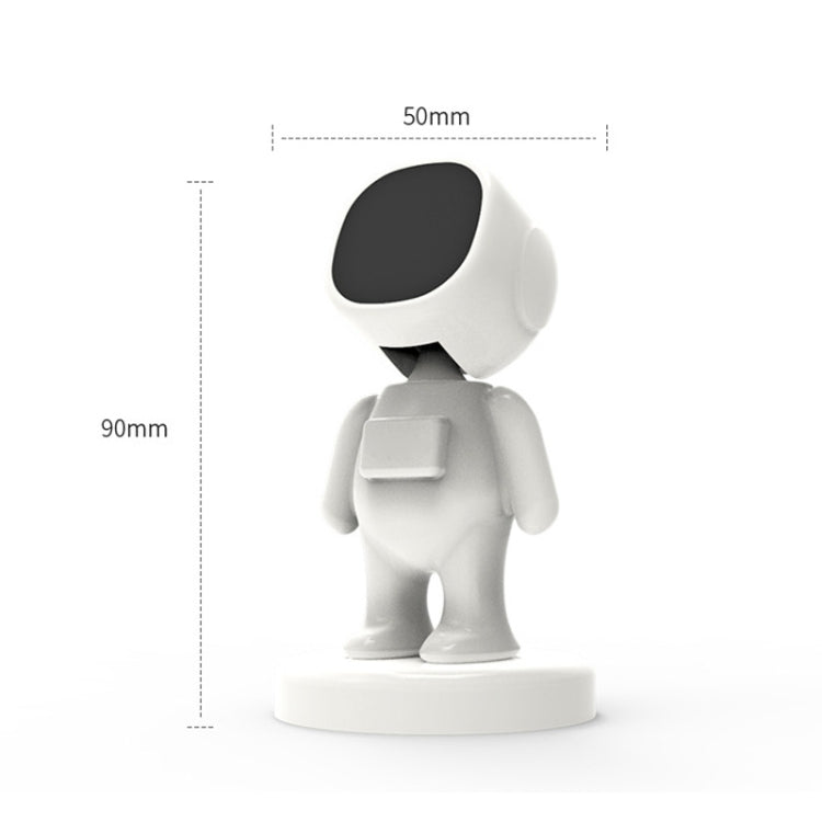 TOPFREE Astronaut Car Bracket Magnetic Adhesive Paste Navigation Car Phone Bracket(White) by buy2fix