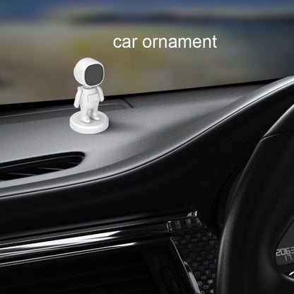 TOPFREE Astronaut Car Bracket Magnetic Adhesive Paste Navigation Car Phone Bracket(White) by buy2fix