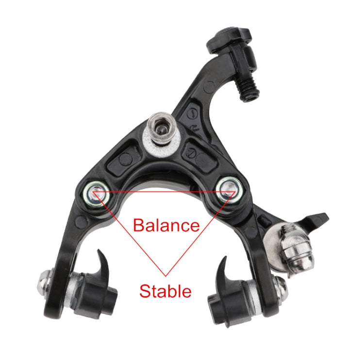 Meroca Bicycle Aluminum Alloy C Brake, Color: Black Single Front by MEROCA