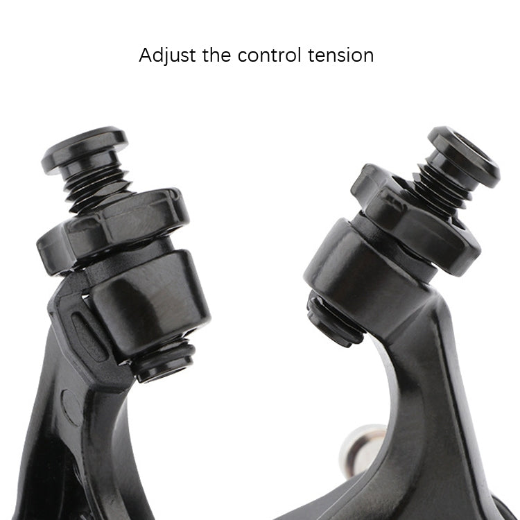 Meroca Bicycle Aluminum Alloy C Brake, Color: Black Single Front by MEROCA