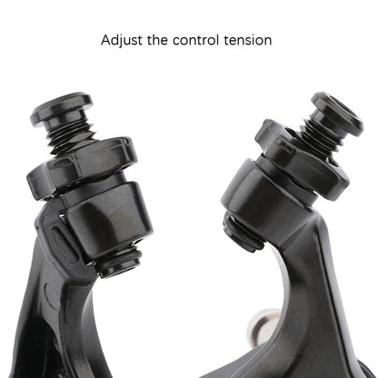 Meroca Bicycle Aluminum Alloy C Brake, Color: Black Single Rear by MEROCA