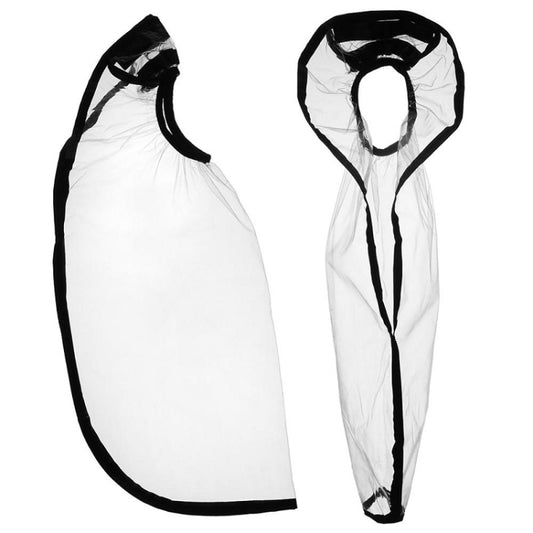 Household Hair Salon Hooded Oil-Dyed Shampoo Shawl(Black) - Hair Trimmer by buy2fix | Online Shopping UK | buy2fix