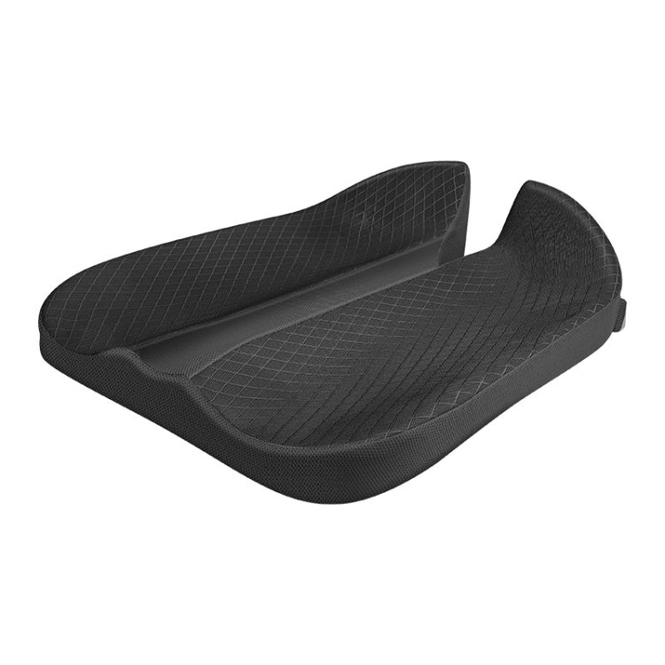 QFC060 V-shaped Car Memory Foam Non-slip Seat Cushion(Black) by buy2fix