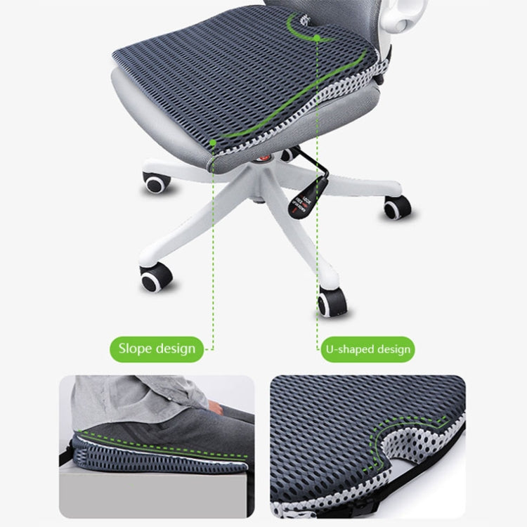 QFC040 U-shaped TThickened Memory Foam Car Seat Cushion(Grey) by buy2fix