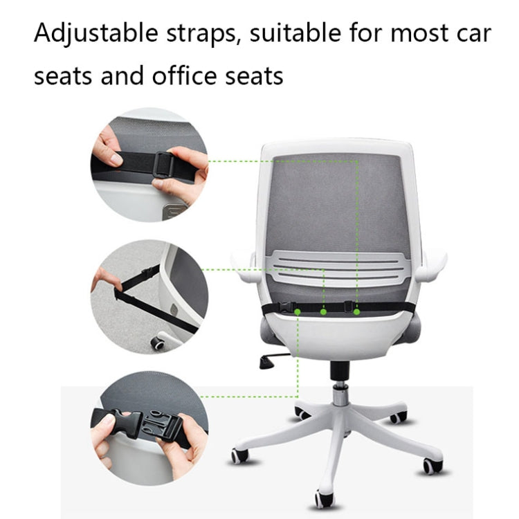 QFC040 U-shaped TThickened Memory Foam Car Seat Cushion(Grey) by buy2fix