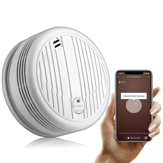 TY-SMK-07 Smart Home WiFi Smoke Detector - Smoke Gas Detector by buy2fix | Online Shopping UK | buy2fix