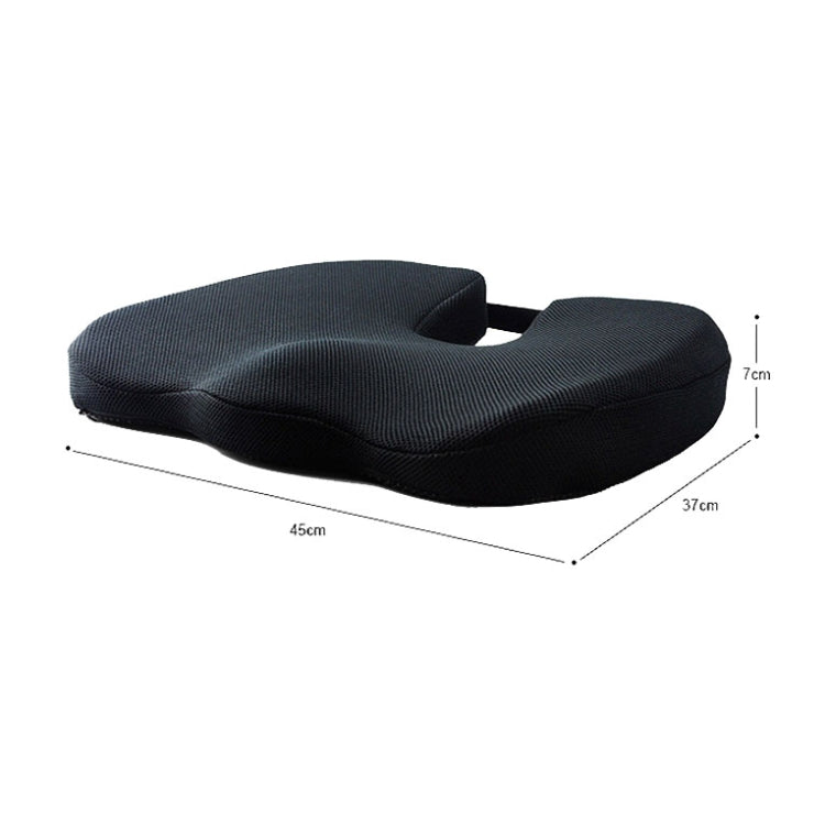 QFC-023 U-shaped Slow Rebound Memory Foam Car Seat Cushion(Black) by buy2fix