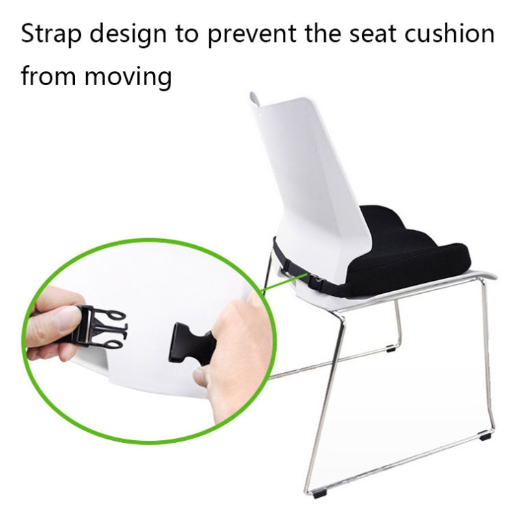 QFC-023 U-shaped Slow Rebound Memory Foam Car Seat Cushion(Black) by buy2fix