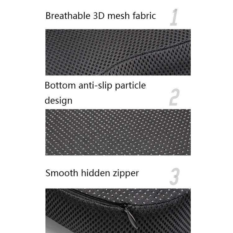 QFC-023 U-shaped Slow Rebound Memory Foam Car Seat Cushion(Black) by buy2fix