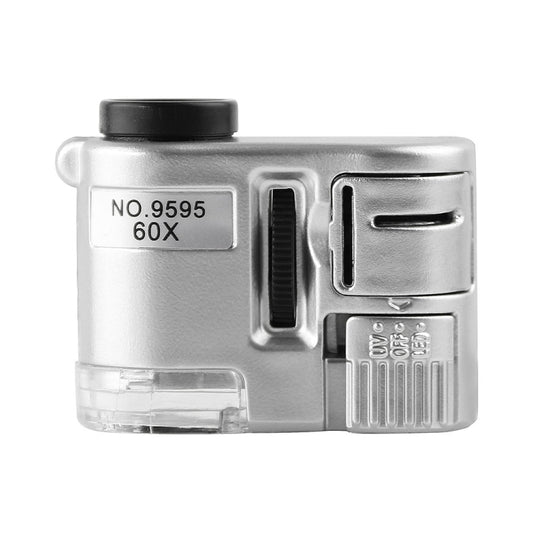 9595 60X LED Light UV Light Mini Microscope - Detection Jewelry by buy2fix | Online Shopping UK | buy2fix