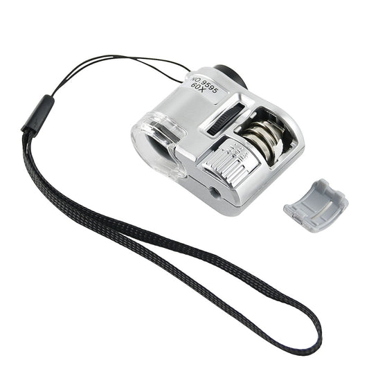 9595 60X LED Light UV Light Mini Microscope - Detection Jewelry by buy2fix | Online Shopping UK | buy2fix