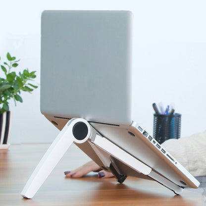 UP-1S Foldable Laptop Stand Mobile Phone Tablet Desktop Stand(White) - Laptop Stand by buy2fix | Online Shopping UK | buy2fix