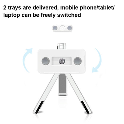 UP-1S Foldable Laptop Stand Mobile Phone Tablet Desktop Stand(White) - Laptop Stand by buy2fix | Online Shopping UK | buy2fix