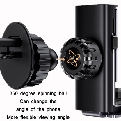 ZJ058 Car Fully Automatic Hidden Double-arm Air Outlet Gravity Bracket(Black) by buy2fix