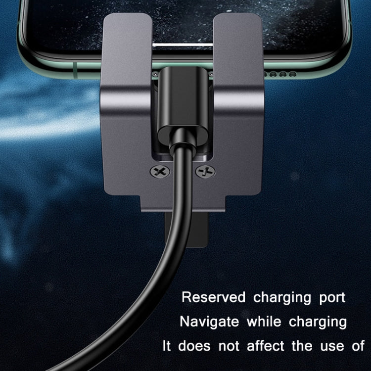 ZJ058 Car Fully Automatic Hidden Double-arm Air Outlet Gravity Bracket(Black) by buy2fix