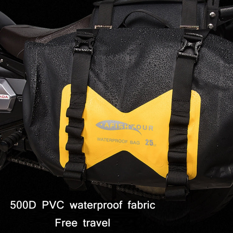AFISHTOUR FM2021 Large Capacity Waterproof Motorcycle Rear Seat Bag, Color: Black - Bags & Luggages by AFISHTOUR | Online Shopping UK | buy2fix
