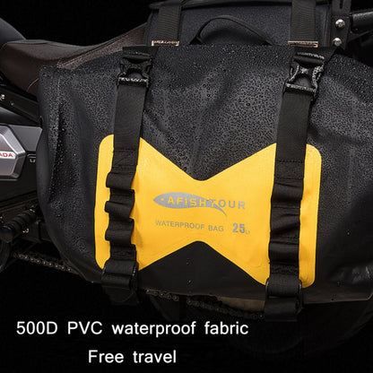 AFISHTOUR FM2021 Large Capacity Waterproof Motorcycle Rear Seat Bag, Color: Black - Bags & Luggages by AFISHTOUR | Online Shopping UK | buy2fix