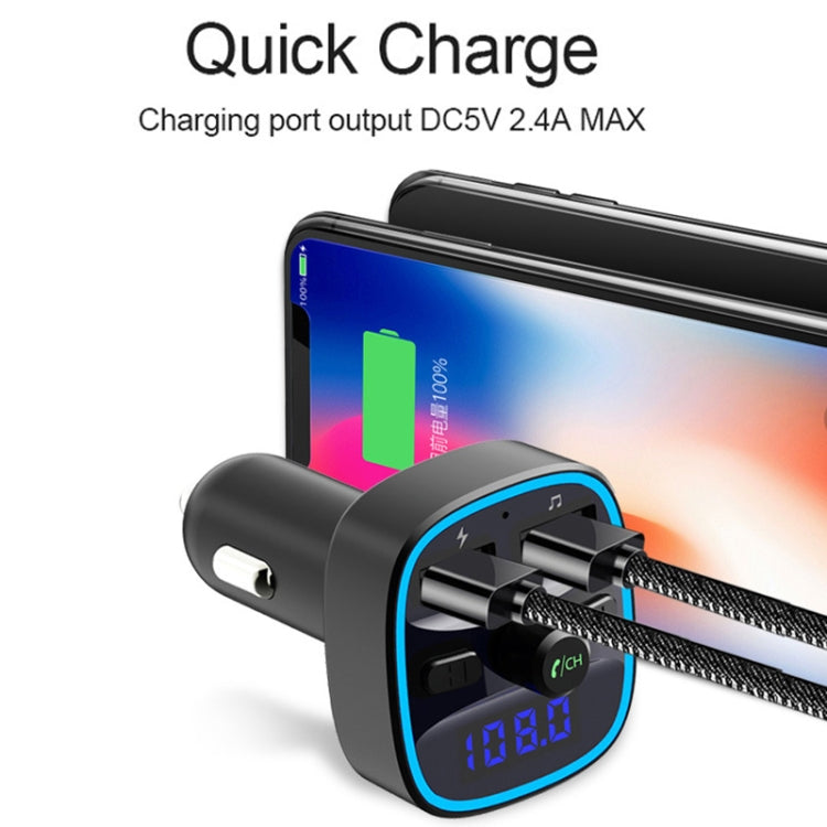 T25 Car MP3 Bluetooth Player Charger - Bluetooth Car Kits by buy2fix | Online Shopping UK | buy2fix