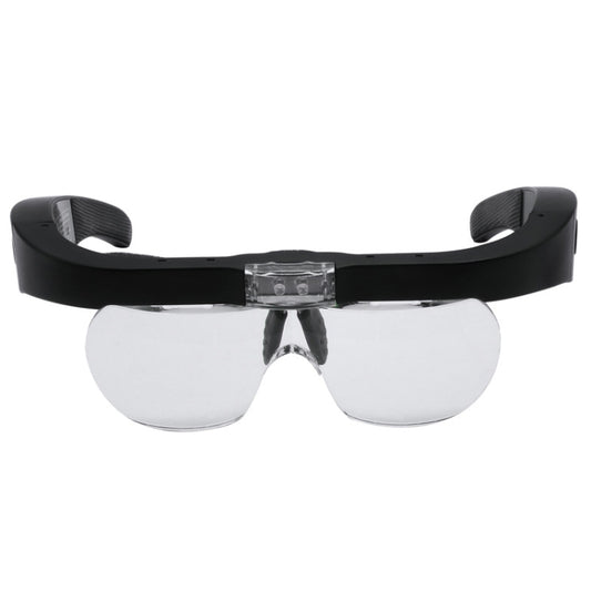 11537DC 1.5X / 2.5X / 3.5X / 5X Rechargeable LED Light Glasses Magnifier - Glasses Style by buy2fix | Online Shopping UK | buy2fix