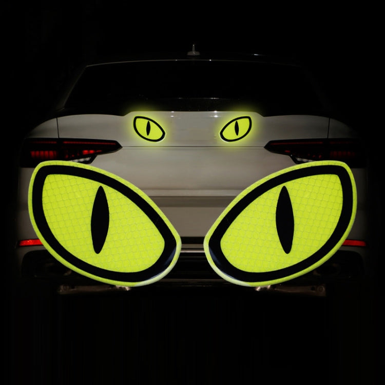 Car Safety Warning Reflective Stickers(Fluorescent Yellow) by buy2fix
