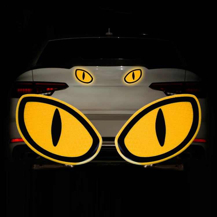 Car Safety Warning Reflective Stickers(Diamond Yellow) by buy2fix