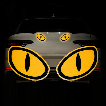 Car Safety Warning Reflective Stickers(Diamond Yellow) by buy2fix