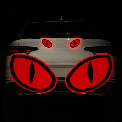 Car Safety Warning Reflective Stickers(Diamond Red) by buy2fix