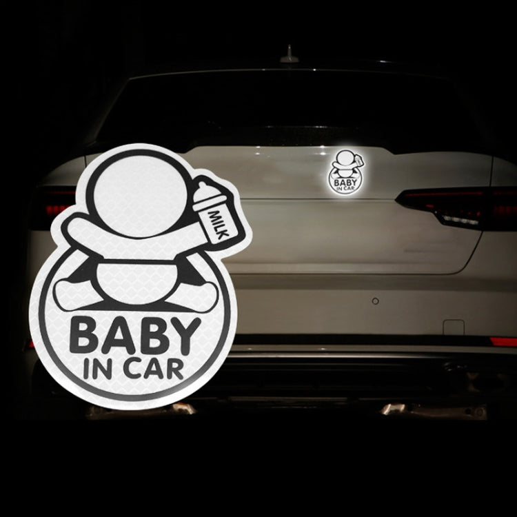 Car Safety Warning Reflective Stickers(Diamond White) by buy2fix