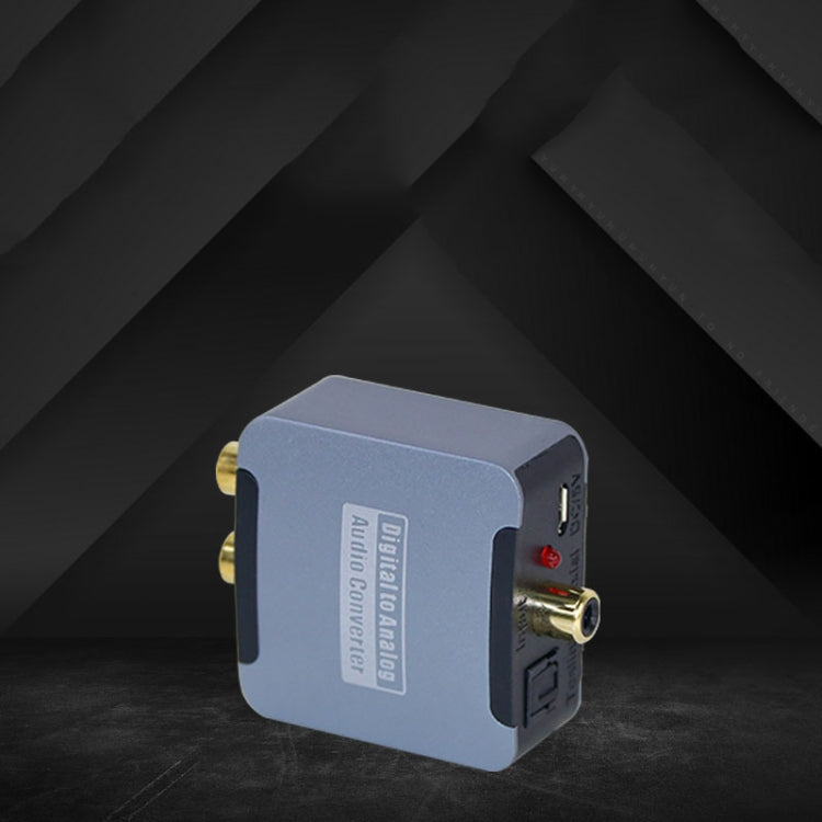 YQ-080 Digital Fiber Optic Coaxial Audio Converter, Interface: Host+USB Power Cable+Fiber Optic Cable by buy2fix