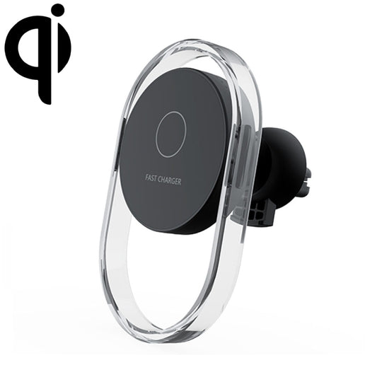 F9199 15W Magnetic Car Wireless Charger Phone Bracket(Black) - Wireless Charger Holders by buy2fix | Online Shopping UK | buy2fix