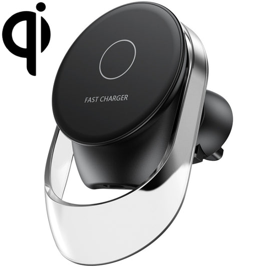 F9189 15W MagSafe Magnetic Car Lighting Wireless Charger(Black) - Wireless Charger Holders by buy2fix | Online Shopping UK | buy2fix