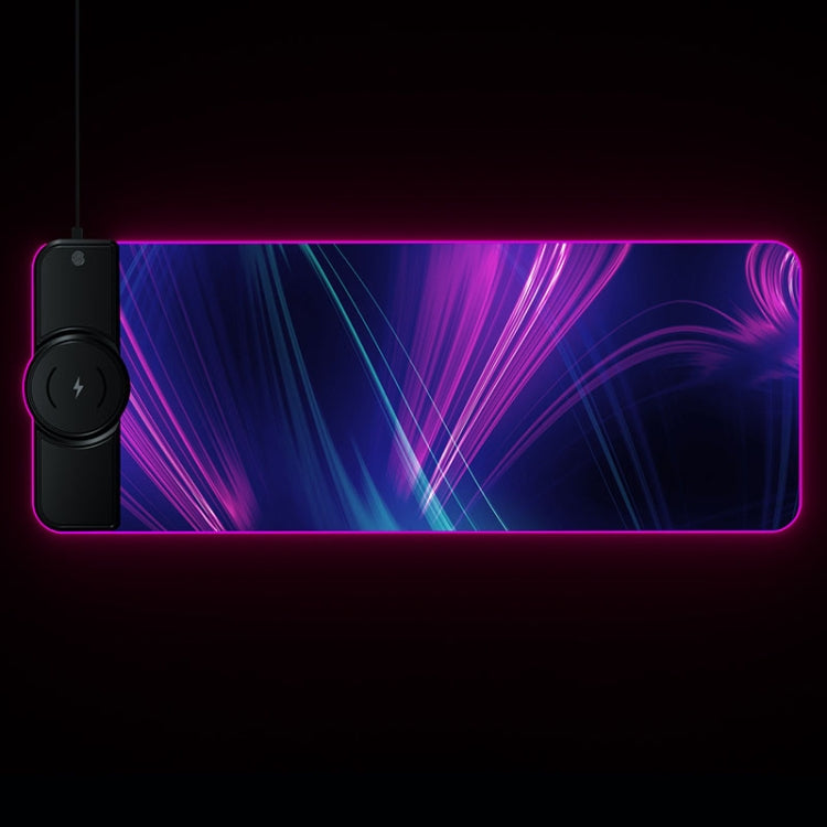 K9186 Multifunctional RGB Lighting Mouse Pad With Wireless Charger(Colorful) - Mouse Pads by buy2fix | Online Shopping UK | buy2fix