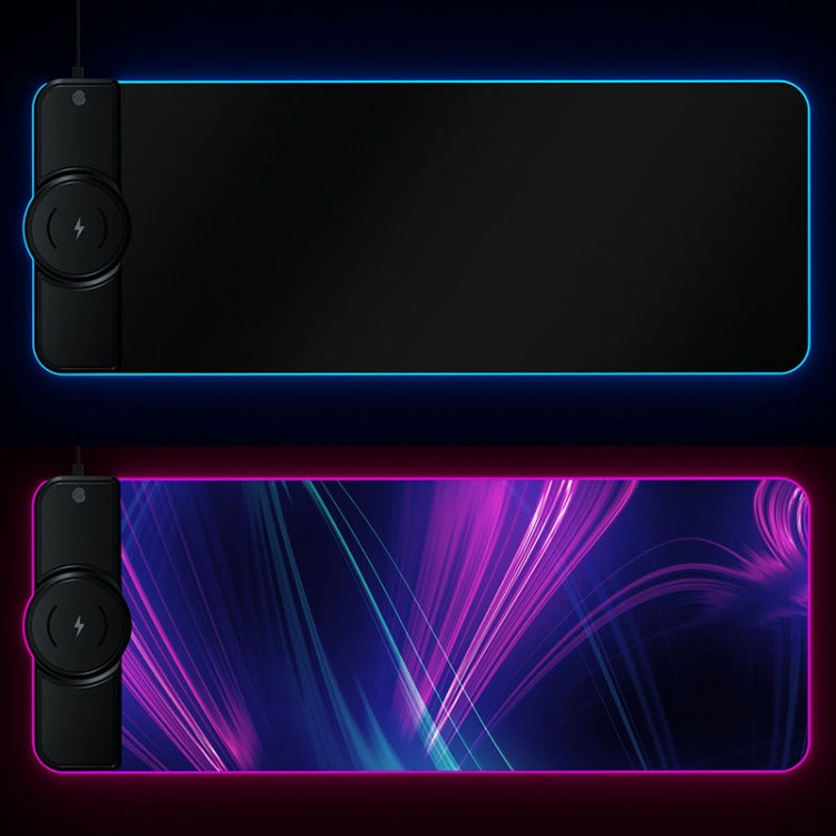 K9186 Multifunctional RGB Lighting Mouse Pad With Wireless Charger(Colorful) - Mouse Pads by buy2fix | Online Shopping UK | buy2fix