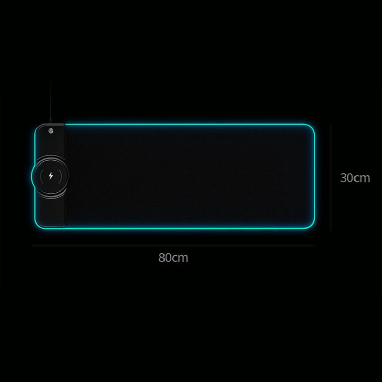 K9186 Multifunctional RGB Lighting Mouse Pad With Wireless Charger(Colorful) - Mouse Pads by buy2fix | Online Shopping UK | buy2fix